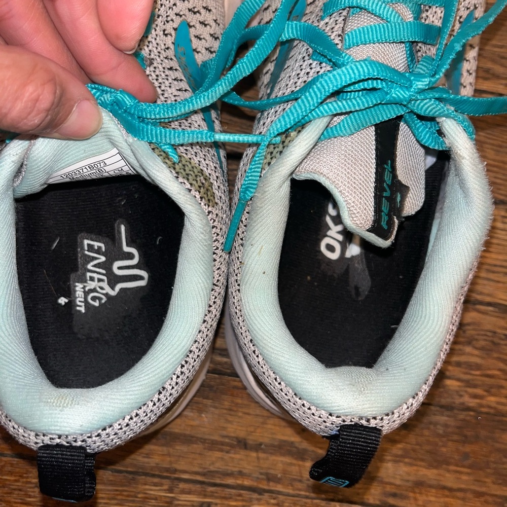 Brooks Revel 4 Women’s 8.5 Gray Blue Running Shoes Athletic Sneaker - Picture 5 of 7